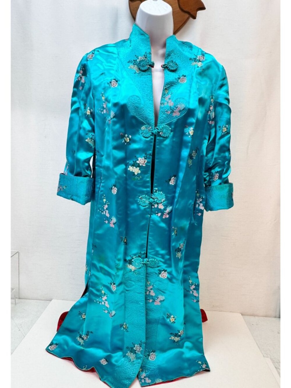 Vintage Reversible Chinese Tang Jacket Peony Brand- China